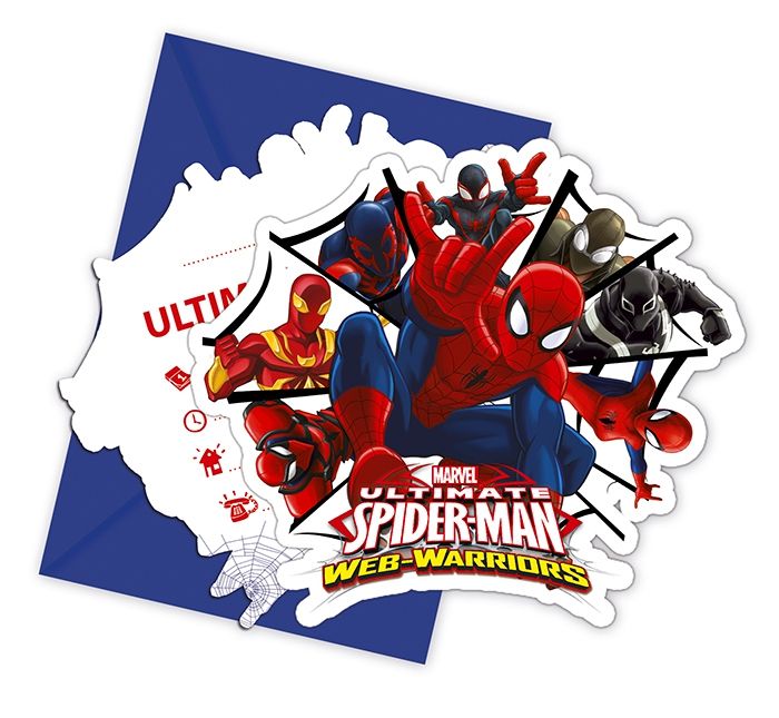 Приглашения "Человек-Паук" / Ultimate Spiderman Web Warriors