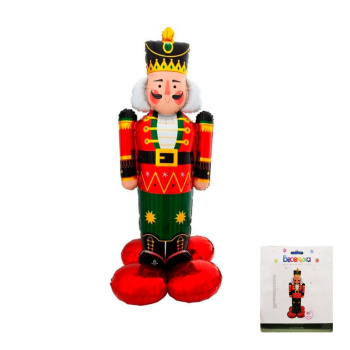 Щелкунчик в упаковке 3D, фольгированный шар