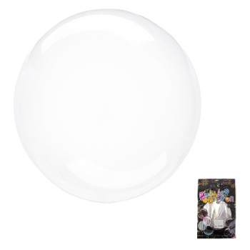 Сфера 3D прозрачная в упаковке, воздушный шар