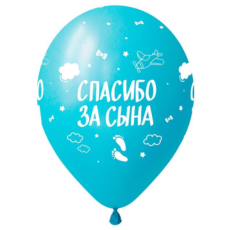 Спасибо за Сына , Ассорти Пастель, латексный шар