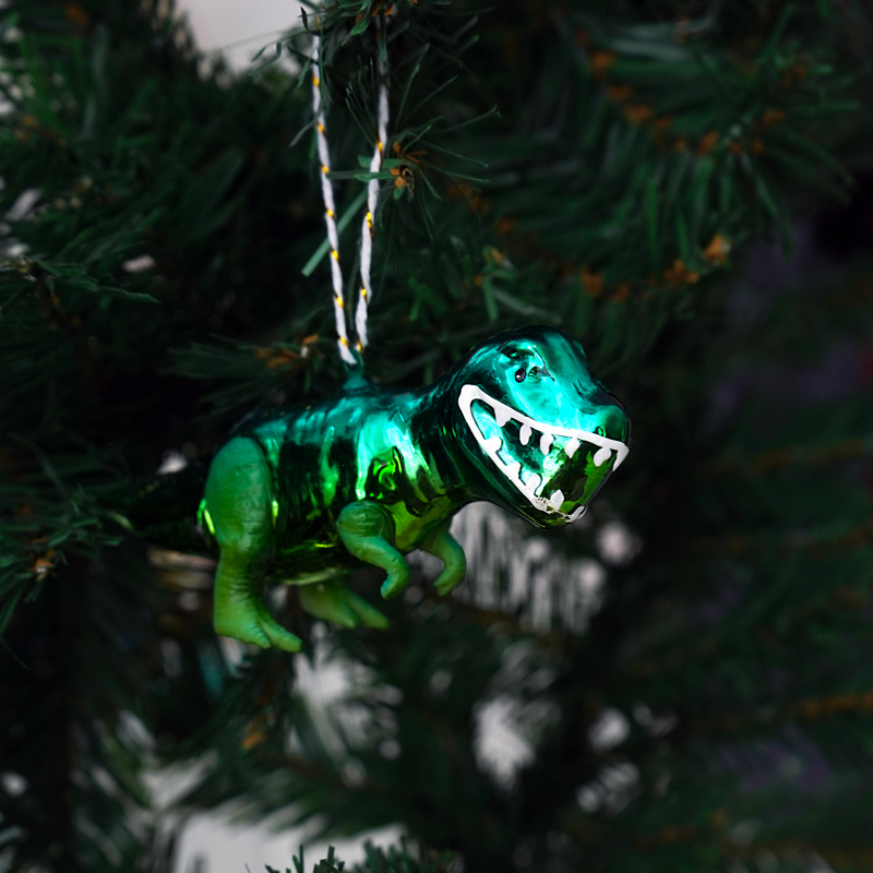 Елочная игрушка "Динозавр", в подарочной упаковке УЦЕНКА