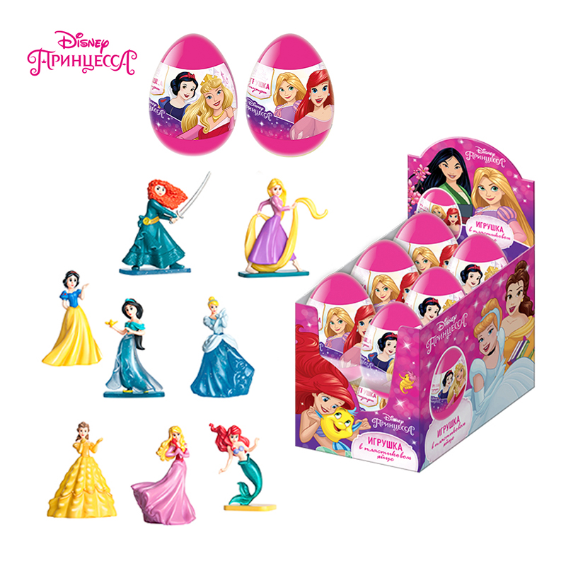 Пластиковое яйцо с игрушкой Disney Принцессы HAPPY MAGIC 