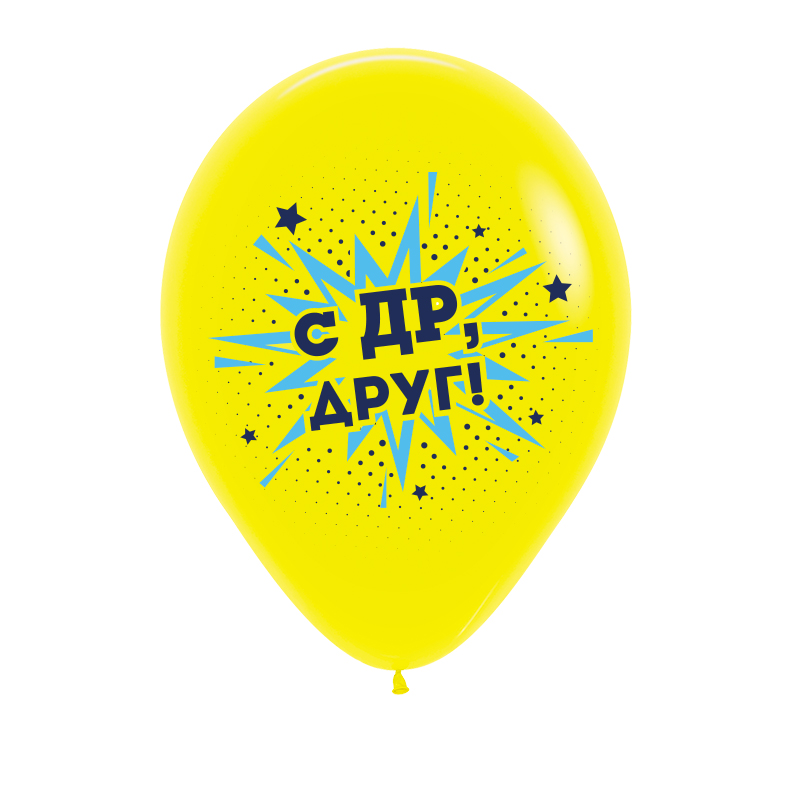 СДР Дорогому другу, Ассорти Пастель, латексный шар
