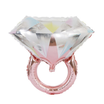 Кольцо с бриллиантом мини, фольгированный шар