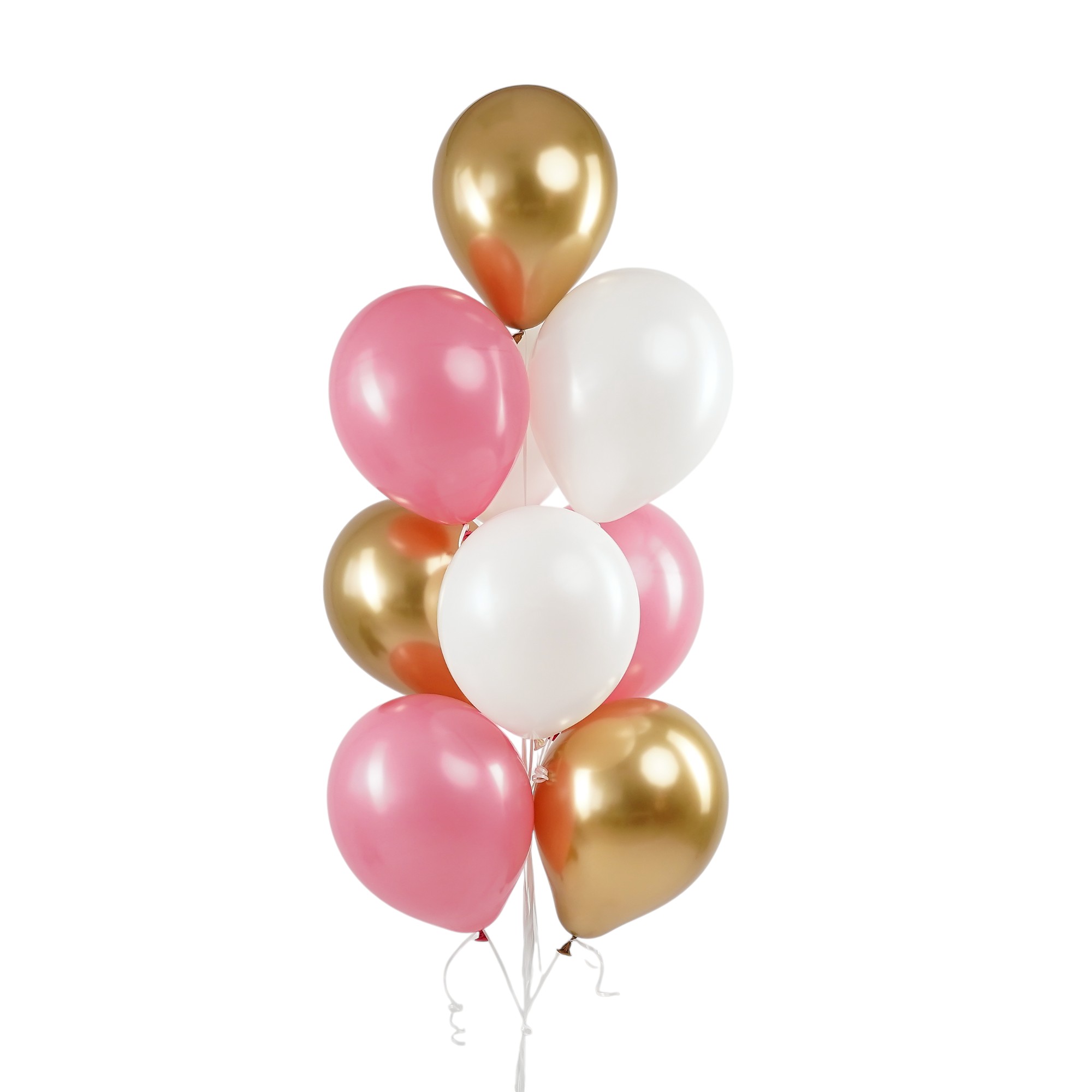 Набор шаров "Розовый и золото" 9 в 1