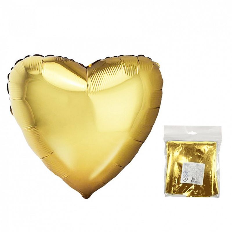 Сердце Античное Золото в упаковке / Antique Gold