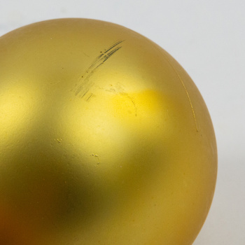 Новогодние шары Золото матовые УЦЕНКА