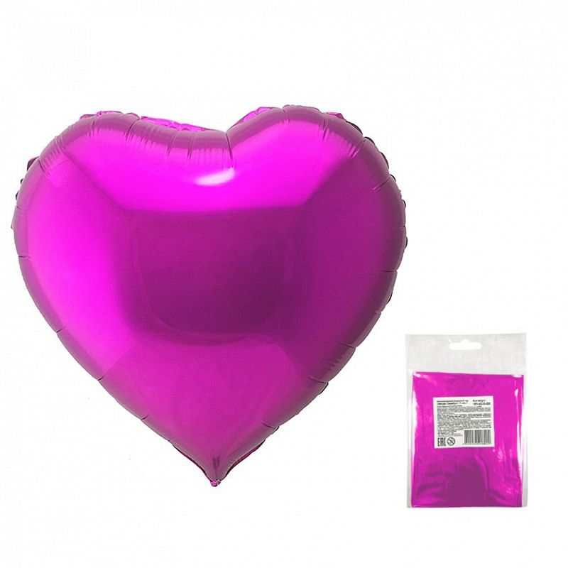 Сердце Розовый в упаковке / Pink