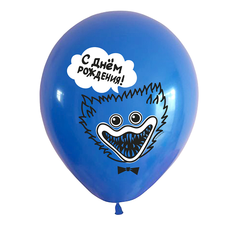 СДР Монстры Зубастики, Ассорти Пастель, латексный шар