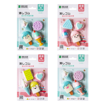 Набор ластиков фигурных "Сладости" 