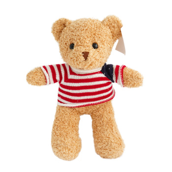 Мягкая игрушка "Мишка" в полосатом свитере