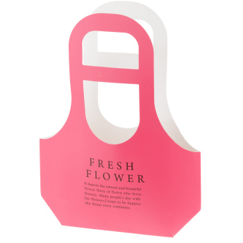 Пакет подарочный "Fresh Flowers", фуксия