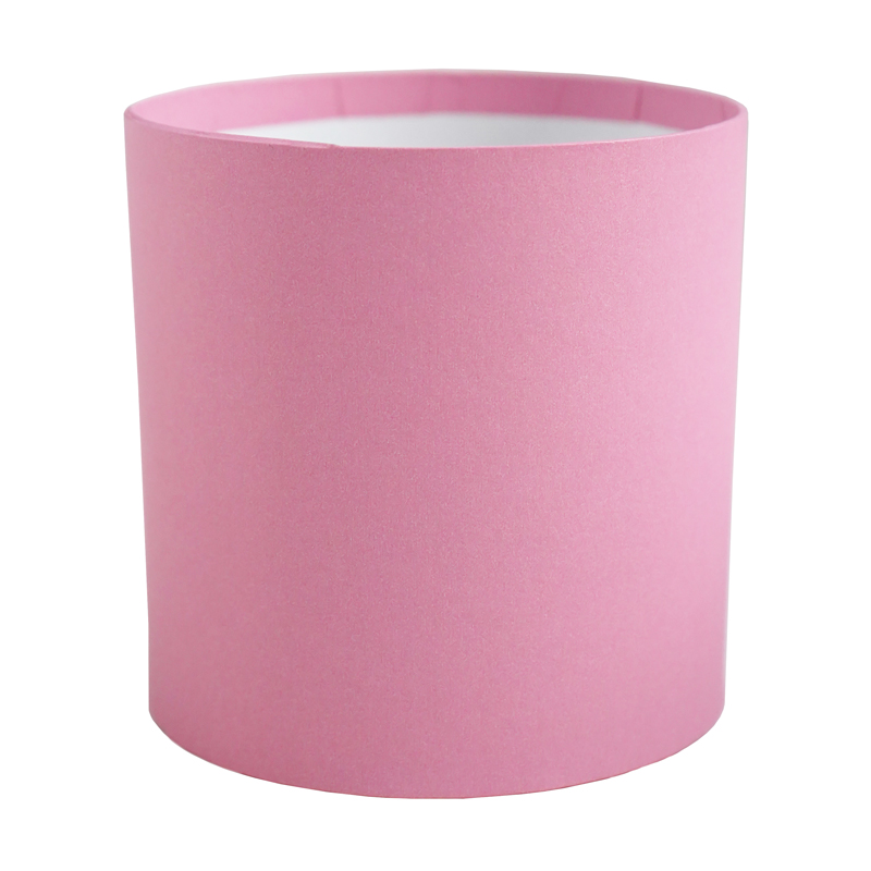 Коробка "Премиум", цилиндр, Розовый