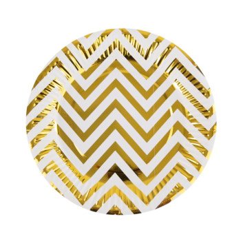 Тарелки "Зигзаг Золотой" 