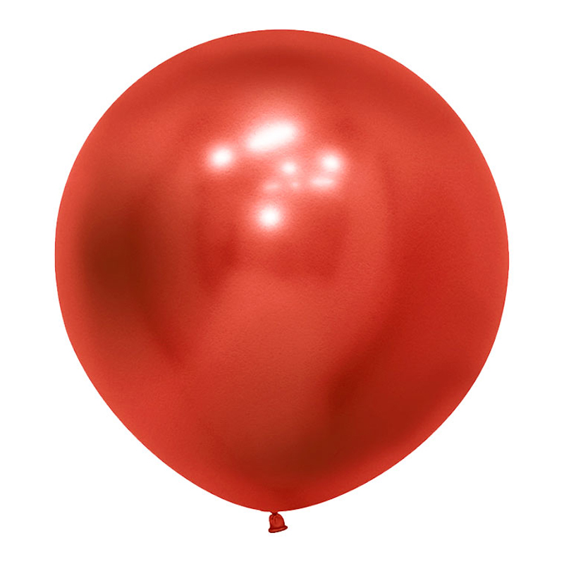 Рефлекс Красный (Зеркальные шары) / Reflex Red, латексный шар