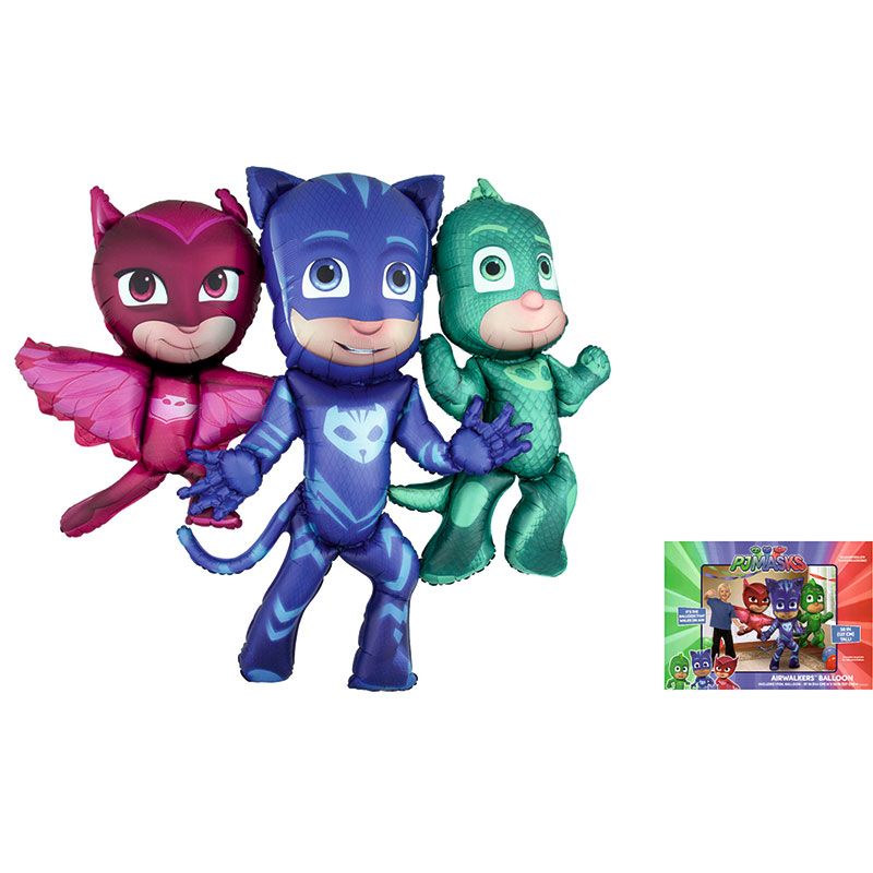 Ходячая фигура Герои в масках в упаковке / PJ Masks, фольгированный шар