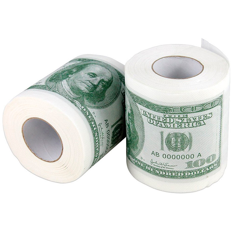 Бумага декоративная "Доллары"