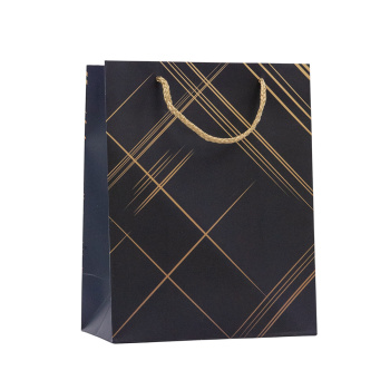 Пакет подарочный "Синий стиль. Геометрия"