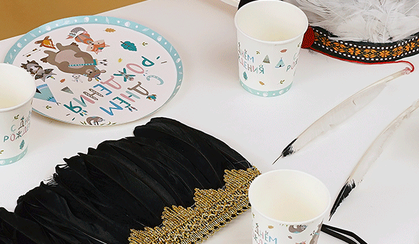 Повязка Индейский стиль