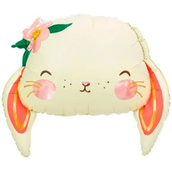 Милый кролик, фольгированный шар