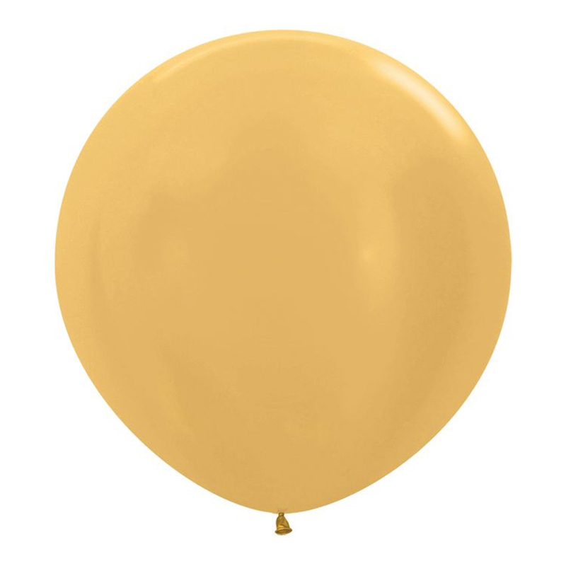 Золото, Метал  / Gold R, латексный шар