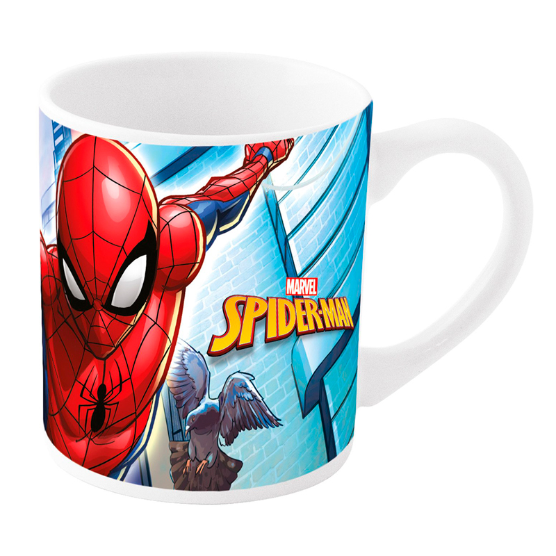 Кружка керамическая в подарочной упаковке "Человек-паук" Улицы / Spiderman 