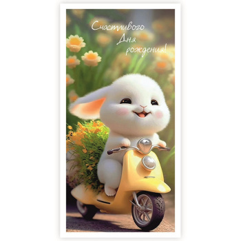 Конверт для денег "Счастливого дня рождения"