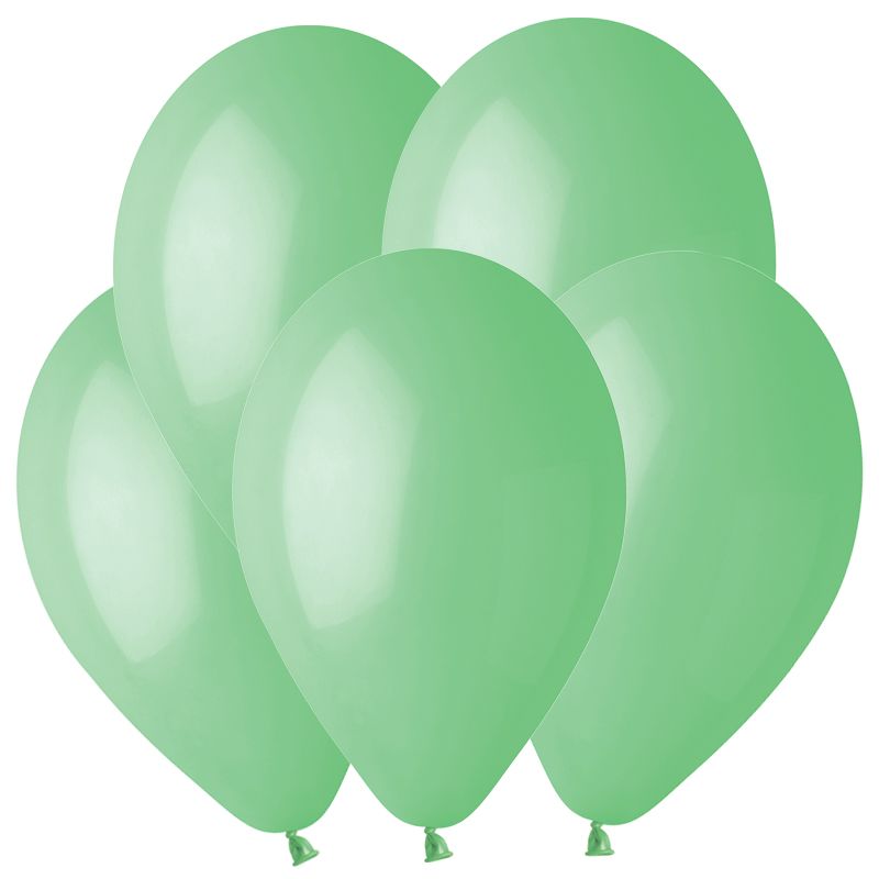 Мятный 77, Пастель /  Mint Green 77, латексный шар
