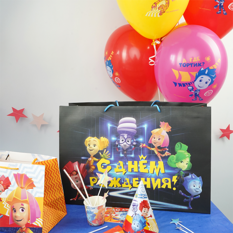 Стаканы бумажные "Фиксики"