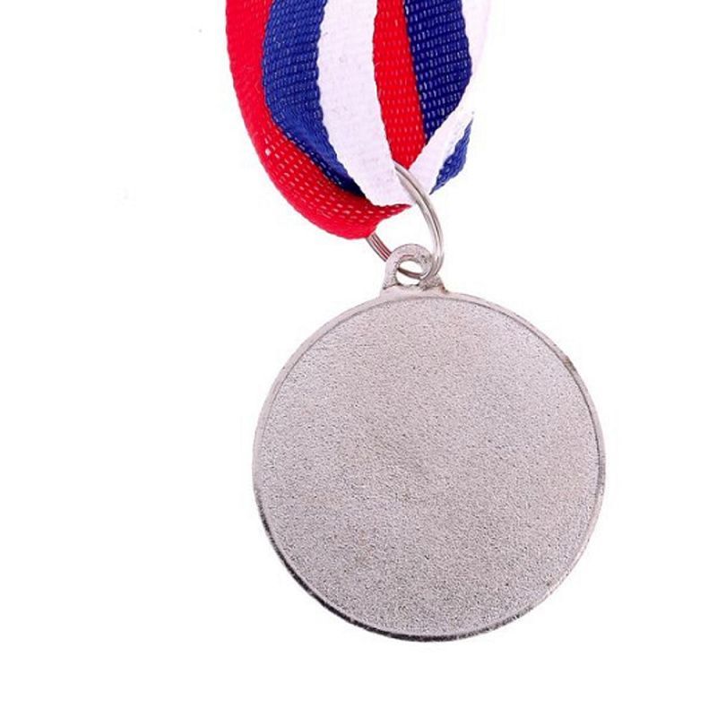 Медаль призовая "2 место" Серебряная
