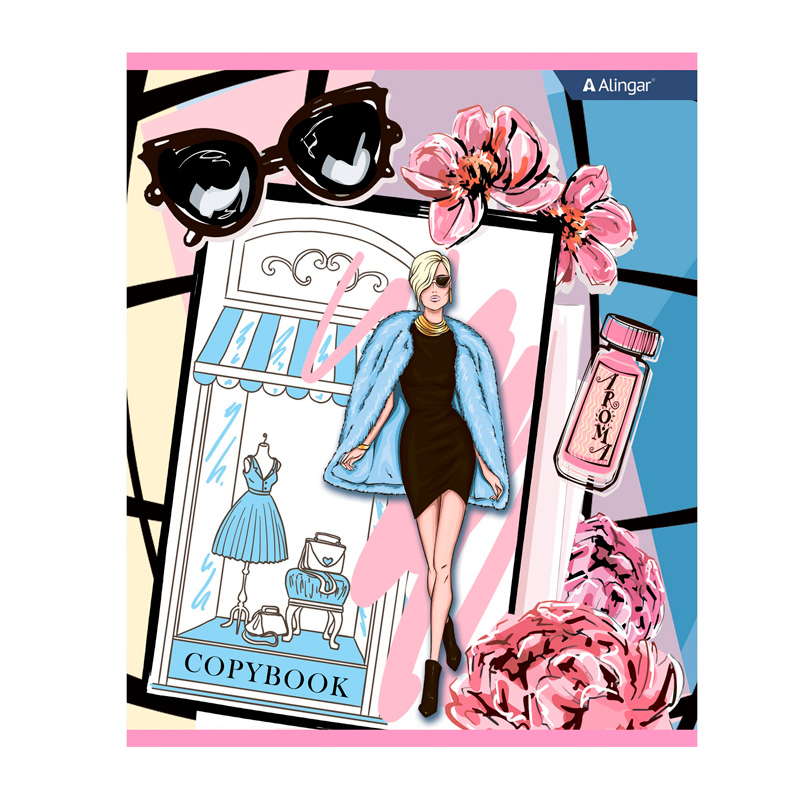 Тетрадь "Fashion", 48 л., клетка
