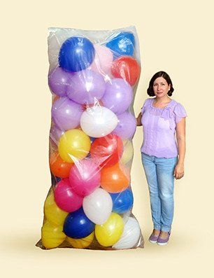 Пакет для транспортировки надутых шаров Многоразовый / Balloon PE Bag