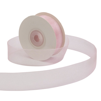 Лента Органза Нежно-розовый