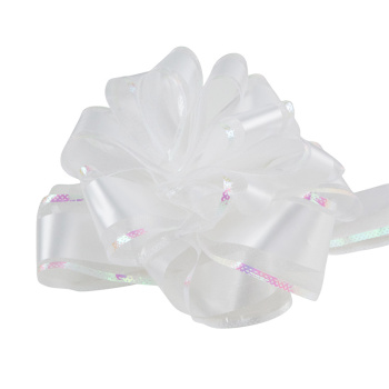 Бант-шар Текстиль, белый