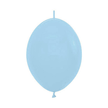 Линколун Голубой, Пастель / Light blue, латексный шар