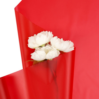 Пленка матовая "Pure", Красный / рулон