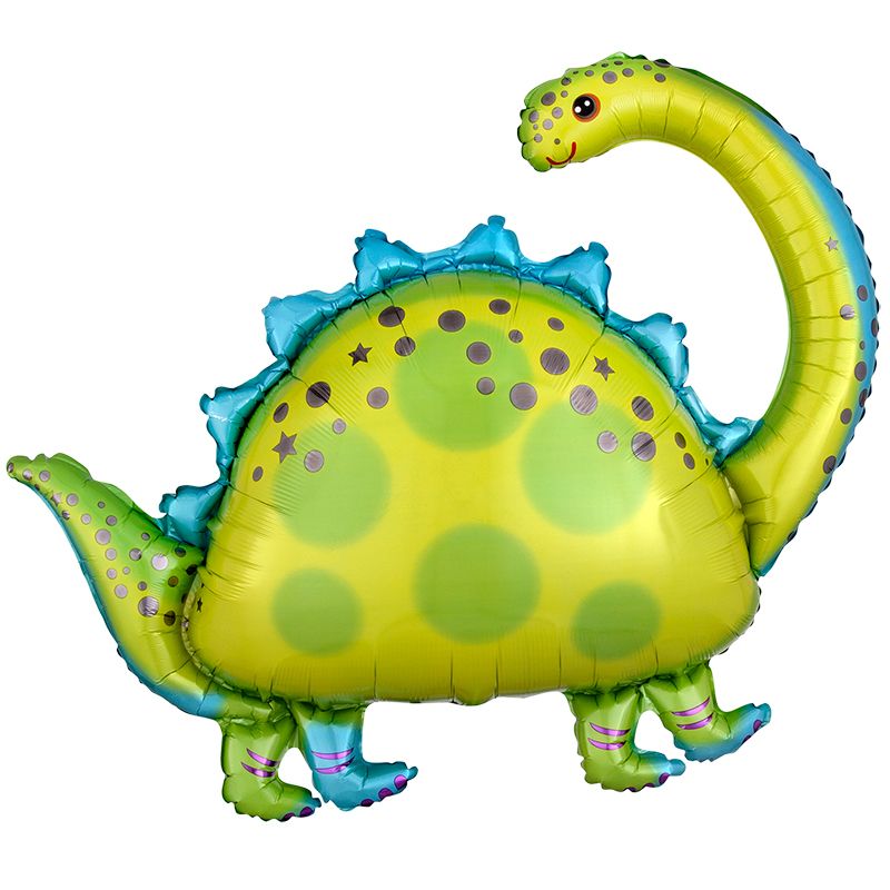 Бронтозавр, фольгированный шар