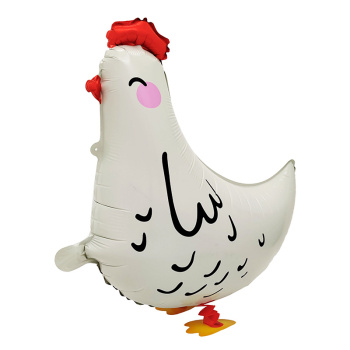 Курица ходячая в упаковке, фольгированный шар