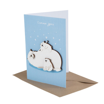 Открытка "Счастье здесь". Ручная работа