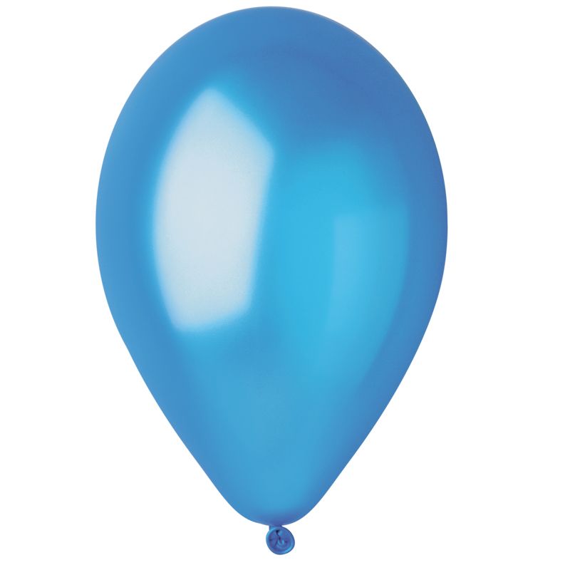 Синий 36, Металл / Blue 36, латексный шар