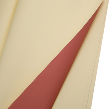 Пленка двухсторонняя матовая, персиковый - шоколад / листы