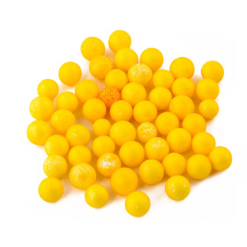 Шарики из пенопласта, желтые