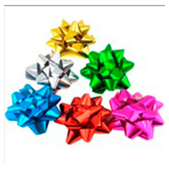 Бант-звезда PP Металлик "Классика" Ассорти