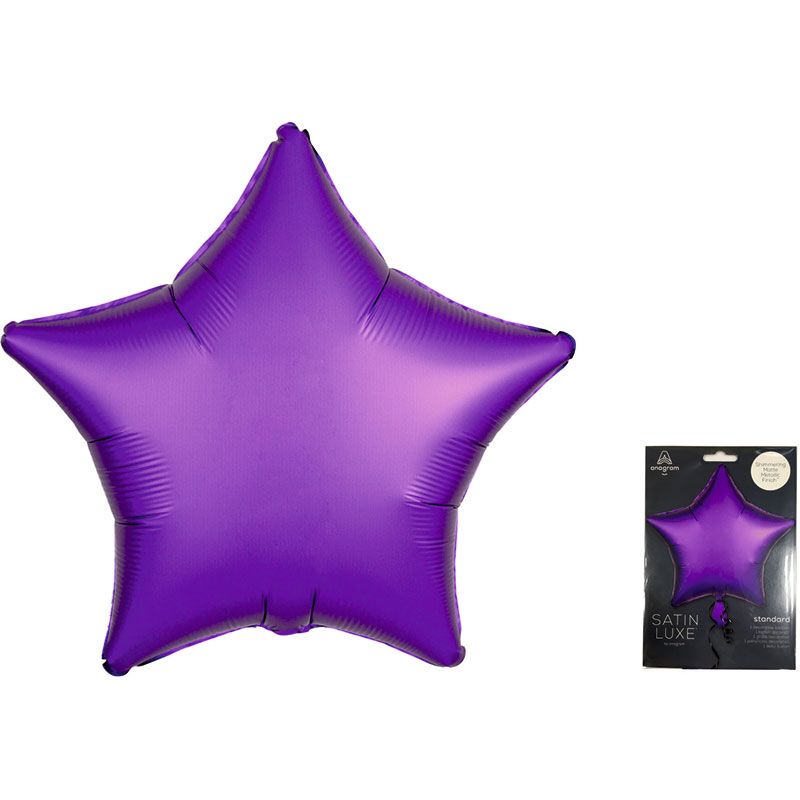 Звезда Фиолетовый Сатин Люкс в упаковке / Satin Luxe Purple Royal