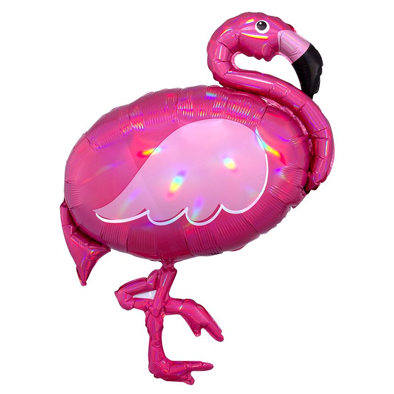 Фламинго Перламутр, фольгированный шар
