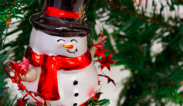 Новый год снеговик