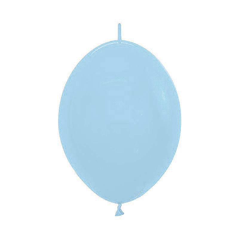 Линколун Голубой, Пастель / Light blue, латексный шар