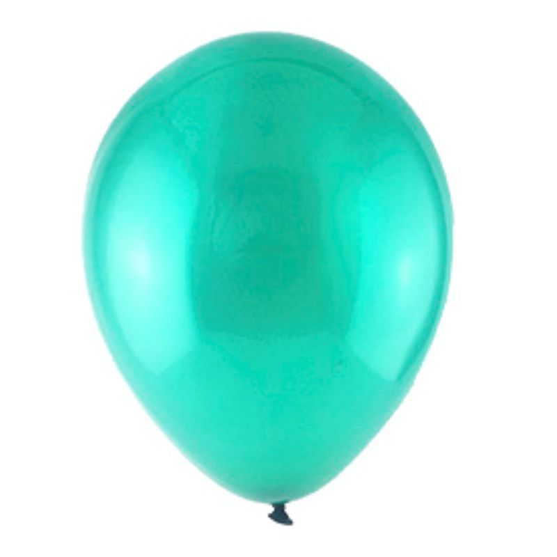 Морской зеленый, Кристал / Sea green, латексный шар