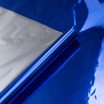 Полисилк Синий/Серебро