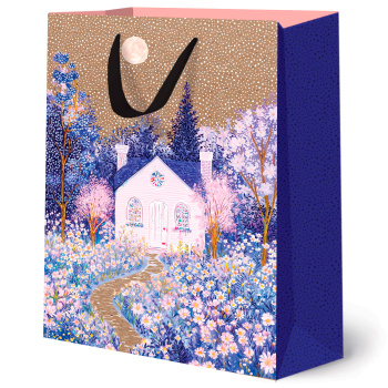 Пакет подарочный "Дом на опушке"